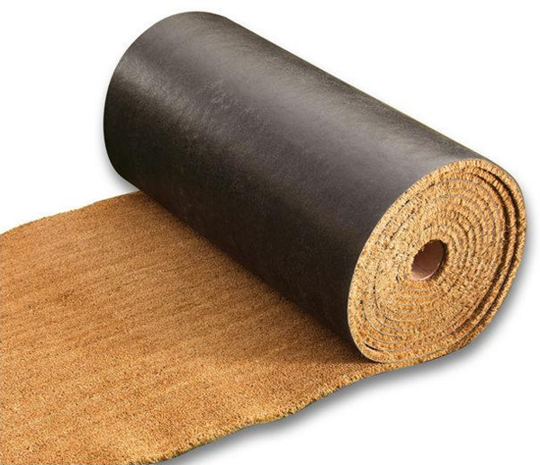 Vinyl Backed Coco Mat Rolls are Coco Roll Mats by Coco Mat Supply